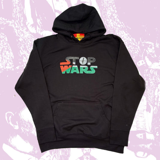 STOP WARS. GAZA Black HOOD