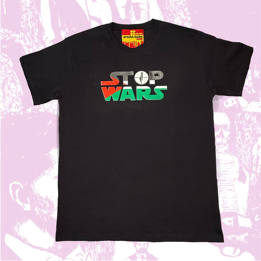 STOP WARS. GAZA Black T