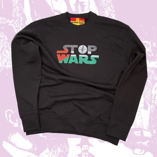 STOP WARS. GAZA Black SWEAT