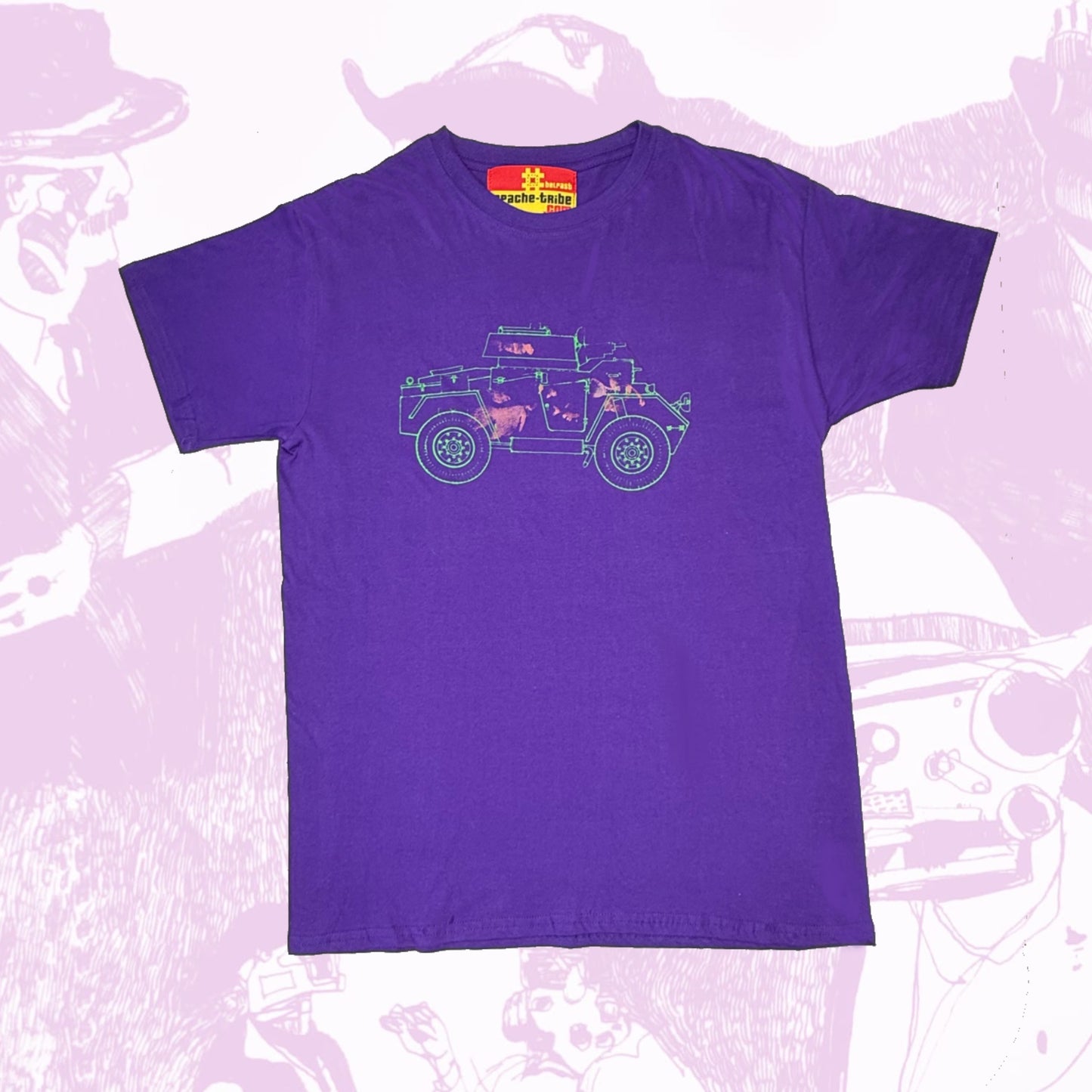 Fish Tank T Shirt Purple