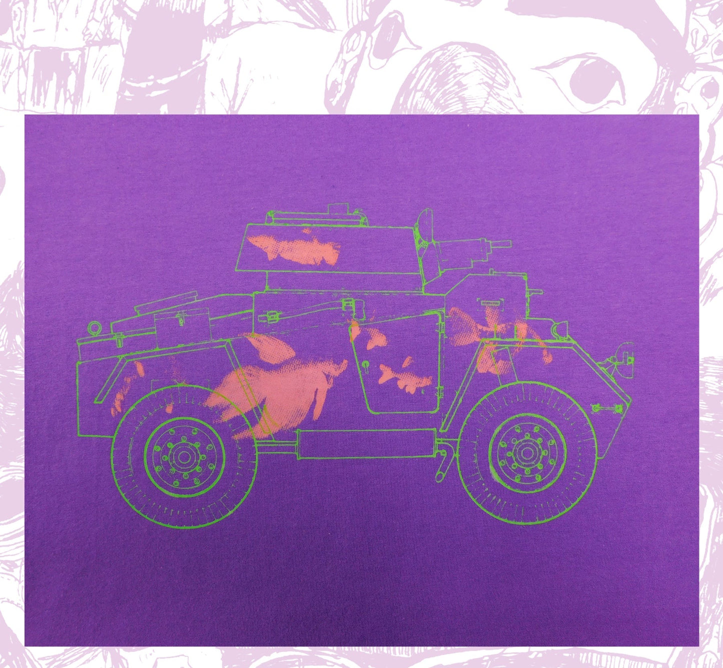 Fish Tank T Shirt Purple